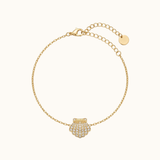 BRACELET CAURI STRASS