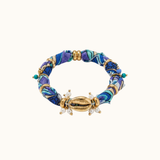 BRACELET CAURI TISSUS