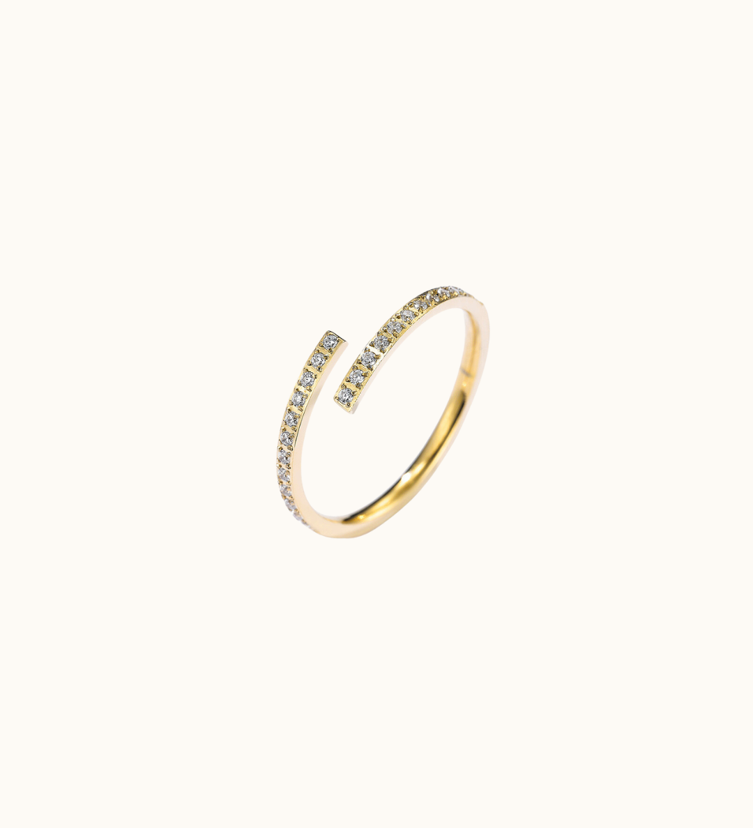 BAGUE PAVÉ STRASS