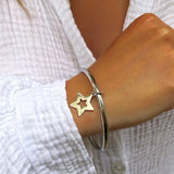 BRACELET JONC STELLAIRE SILVER