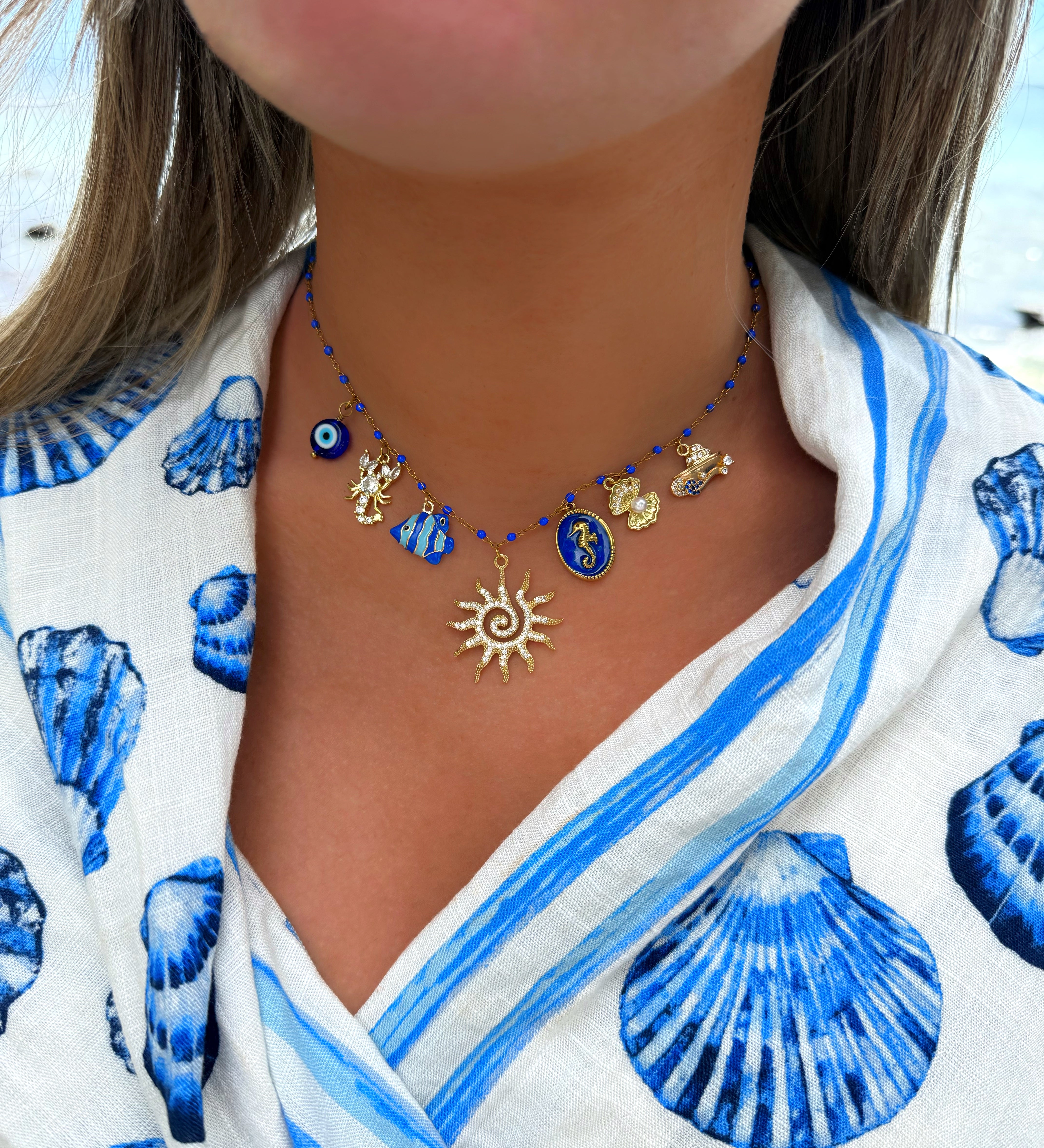 COLLIER CHARMS MYKONOS