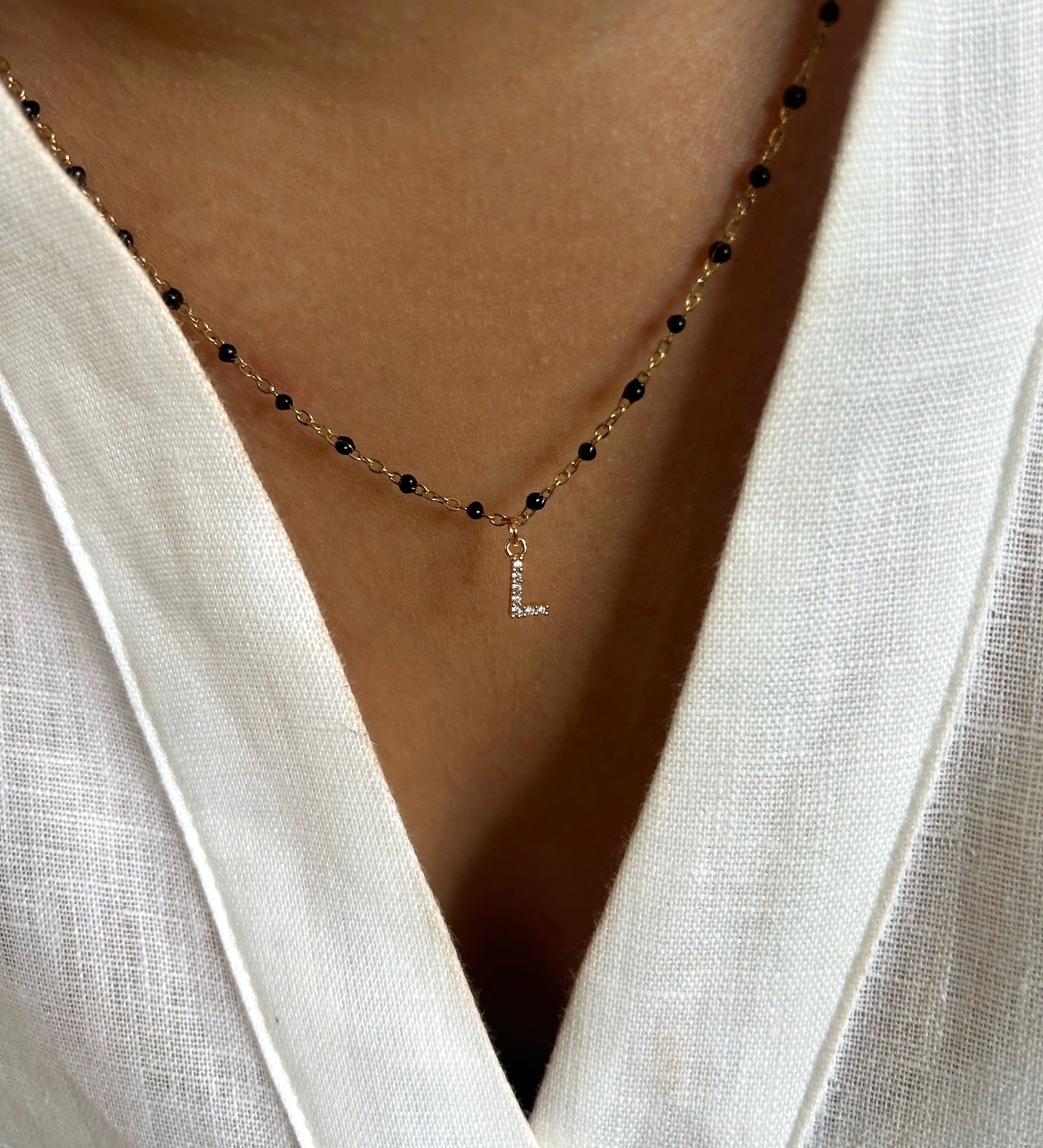 COLLIER INITIALE PERSONNALISABLE
