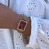 BURGUNDY PRESTIGE WATCH
