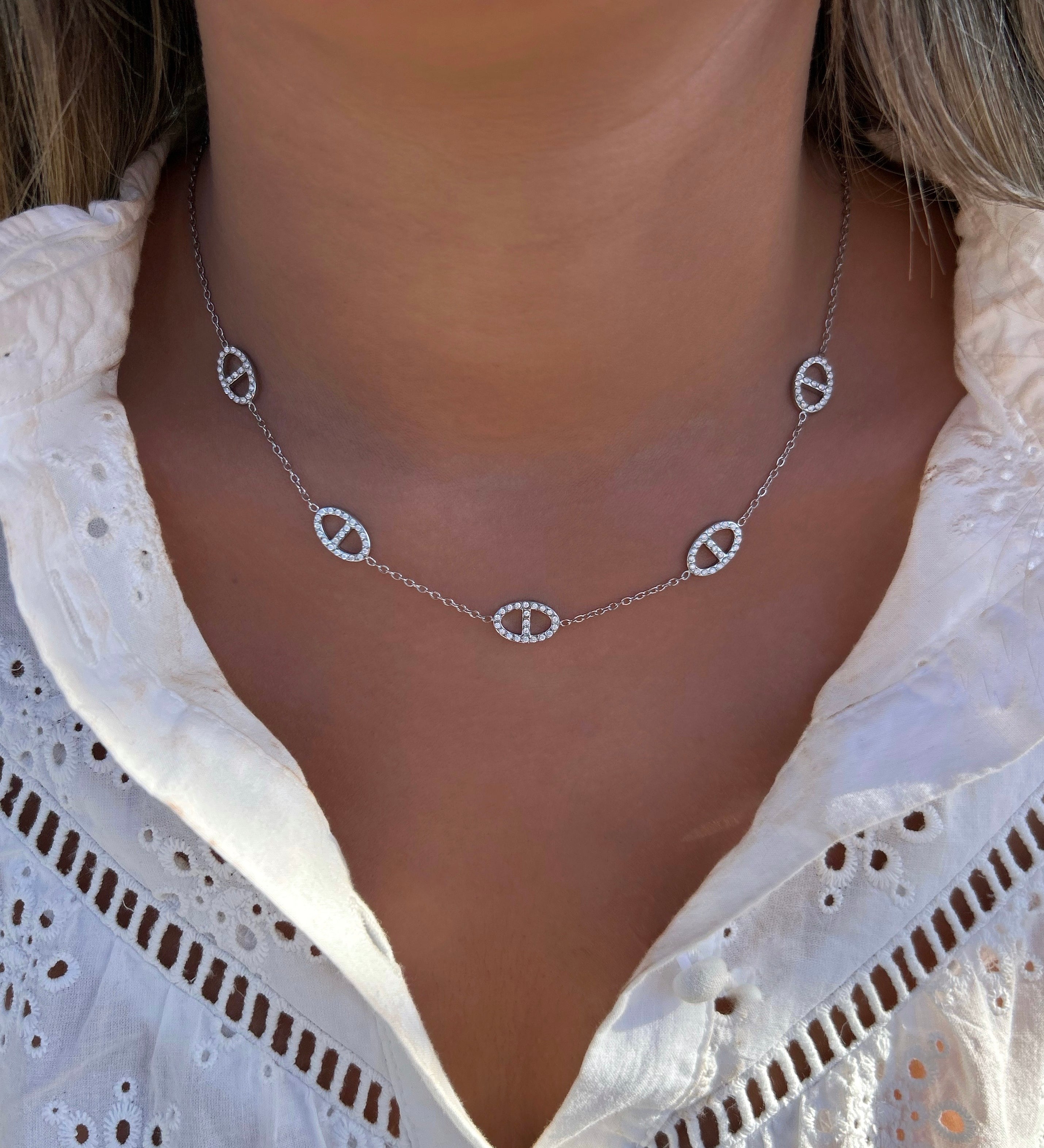 COLLIER ATHÉNA STRASS